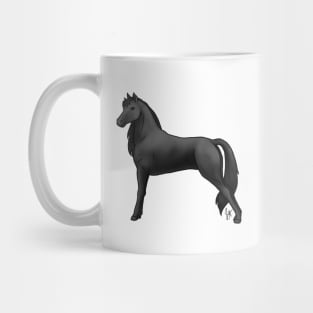 Horse - Morgan - Black Mug